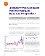 Prognosewerkzeuge in der Wasserversorgung – Stand und Perspektiven