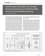 Auswirkungen auf Kanäle und Leitungen bei der Verwendung von Verfüllbaustoffen nach der Ersatzbaustoffverordnung