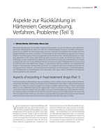 Aspekte zur Rückkühlung in Härtereien: Gesetzgebung, Verfahren, Probleme (Teil 1)