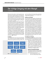 Der richtige Umgang mit dem Mangel