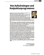 Von Aufschwüngen und Konjunkturprogrammen