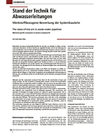 Stand der Technik für Abwasserleitungen<br> Werkstoffbezogene Bewertung der Systembauteile