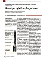 Einbaugarnitur und Armatur thermisch und elektrisch entkoppelt Neuartiges Hybridkupplungselement