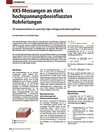 KKS-Messungen an stark hochspannungsbeeinflussten Rohrleitungen