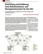 Entwicklung und Einführung eines Dokumentations- und Managementsystems für den KKS