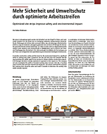 Mehr Sicherheit und Umweltschutz durch optimierte Arbeitsstreifen