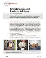 Rohrnetzreinigung mit Schieberertüchtigung