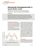 Nutzung der Energiepotenziale im System Boden-Kanal