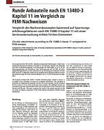 Runde Anbauteile nach EN?13480-3 Kapitel 11 im Vergleich zu FEM-Nachweisen