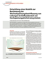 Entwicklung eines Modells zur Bestimmung der Wechselspannungsbeeinflussung von Leitungen im Einflussbereich von Hochspannungsdrehstromsystemen