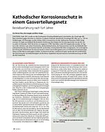 Kathodischer Korrosionsschutz in einem Gasverteilungsnetz