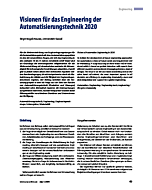 Visionen für das Engineering der Automatisierungstechnik 2020