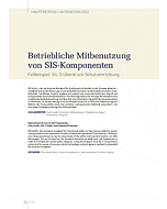 Betriebliche Mitbenutzung von SIS-Komponenten