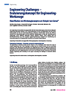 Engineering Challenges - Evaluierungskonzept für Engineering-Werkzeuge