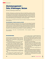 Alarmmanagement - Ziele, Erfahrungen, Nutzen