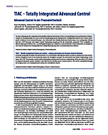 TIAC - Totally Integrated Ad vanced Control