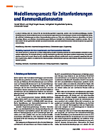 Modellierungsansatz für Zeitanforderungen und Kommunikationsnetze