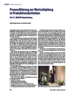 Prozessführung zur Wertschöpfung in Produktionsbetrieben