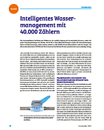 Intelligentes Wassermanagement mit 40.000 Zählern