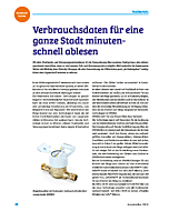 Verbrauchsdaten für eine ganze Stadt minutenschnell ablesen