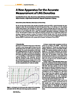 A New Apparatus for the Accurate Measurement of LNG Densities