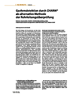 Gasferndetektion durch CHARM® als alternative Methode der -Rohrleitungsüberprüfung