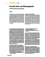 Von der Fach- zur Führungskraft
