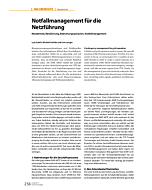Notfallmanagement für die Netzführung