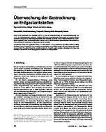 Überwachung der Gastrocknung an Erdgastankstellen ˗ Gasqualität, Feuchtemessung, Taupunkt, Wassergehalt, Messgerät, Sensor