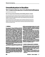 Umweltsituation in Brasilien