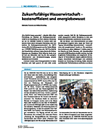 Zukunftsfähige Wasserwirtschaft - kosteneffizient und energiebewusst