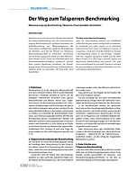 Der Weg zum Talsperren-Benchmarking