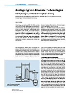 Auslegung von Abwasserhebeanlagen