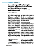 Überwachung und Regulierung im malischen Wassersektor in ländlichen und kleinstädtischen Zentren