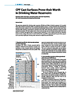 CPF Cast Surfaces Prove their Worthin Drinking Water Reservoirs