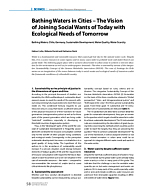 Bathing Waters in Cities - The Vision of Joining Social Wants of Today with Ecological Needs of Tomorrow