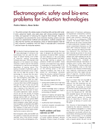 Electromagnetic safety and bio-emc problems for induction technologies