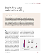 Steelmaking based on inductive melting
