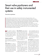 Smart valve positioners and their use in safety instrumented systems